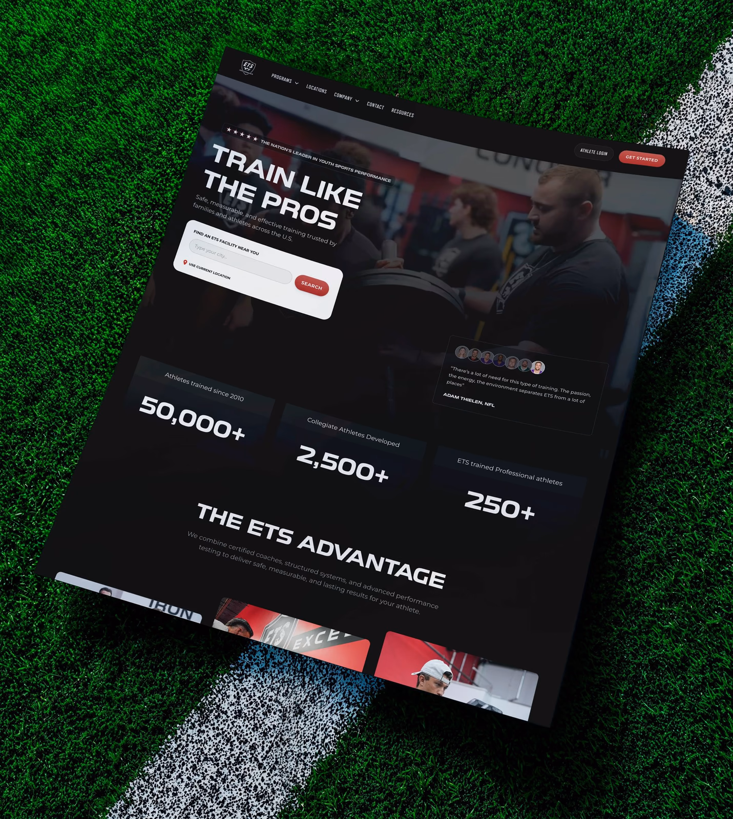 Fitness franchise Webflow platform preview