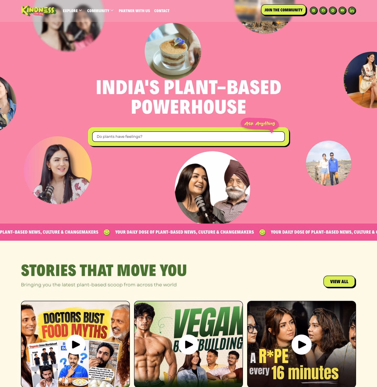 Kindness Media website