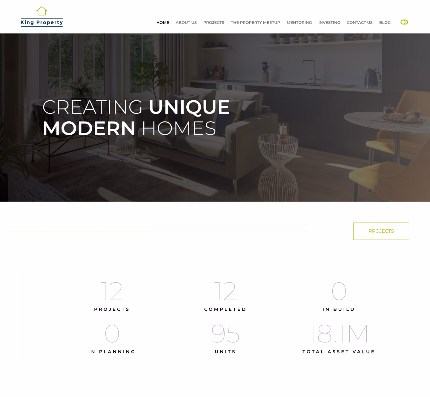 King Property website