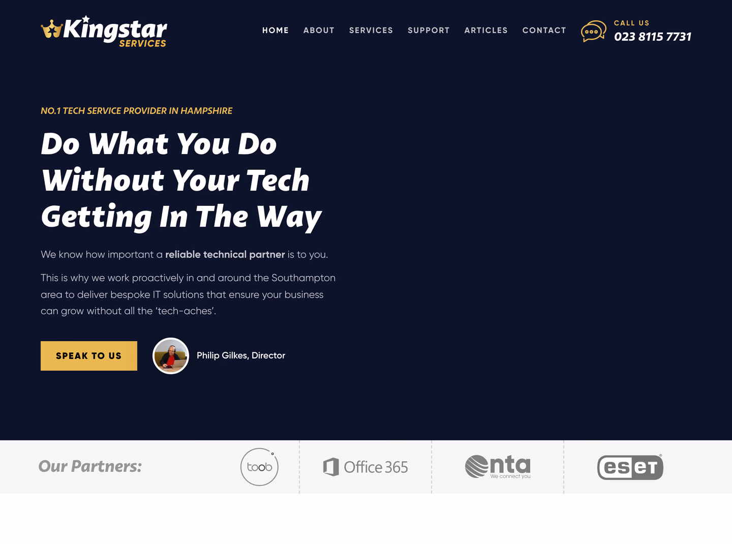 Kingstar Services website