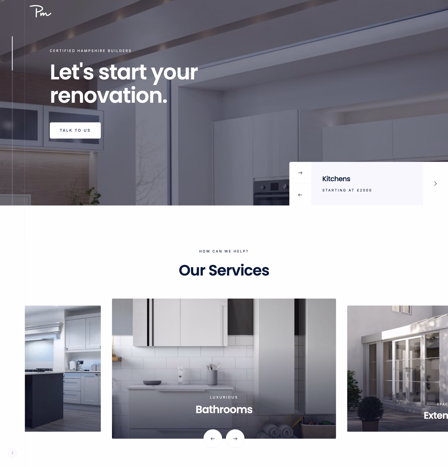 PM Properties website