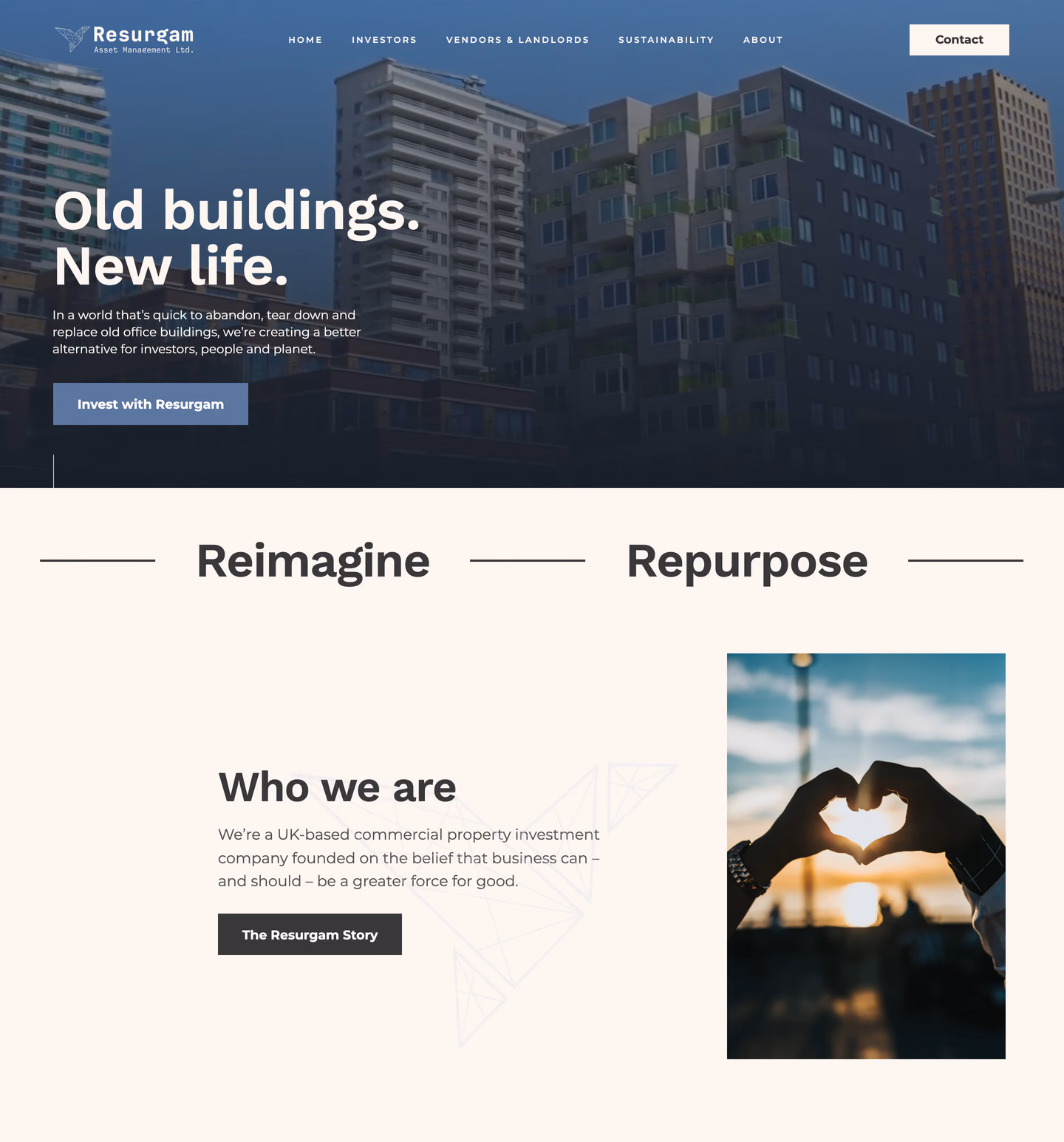Resurgam Asset Management website