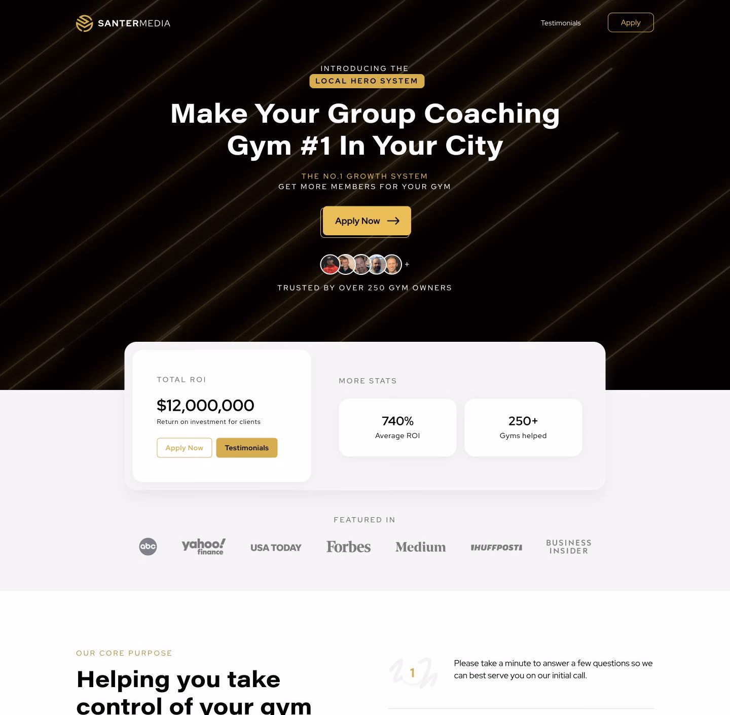 SanterMedia website