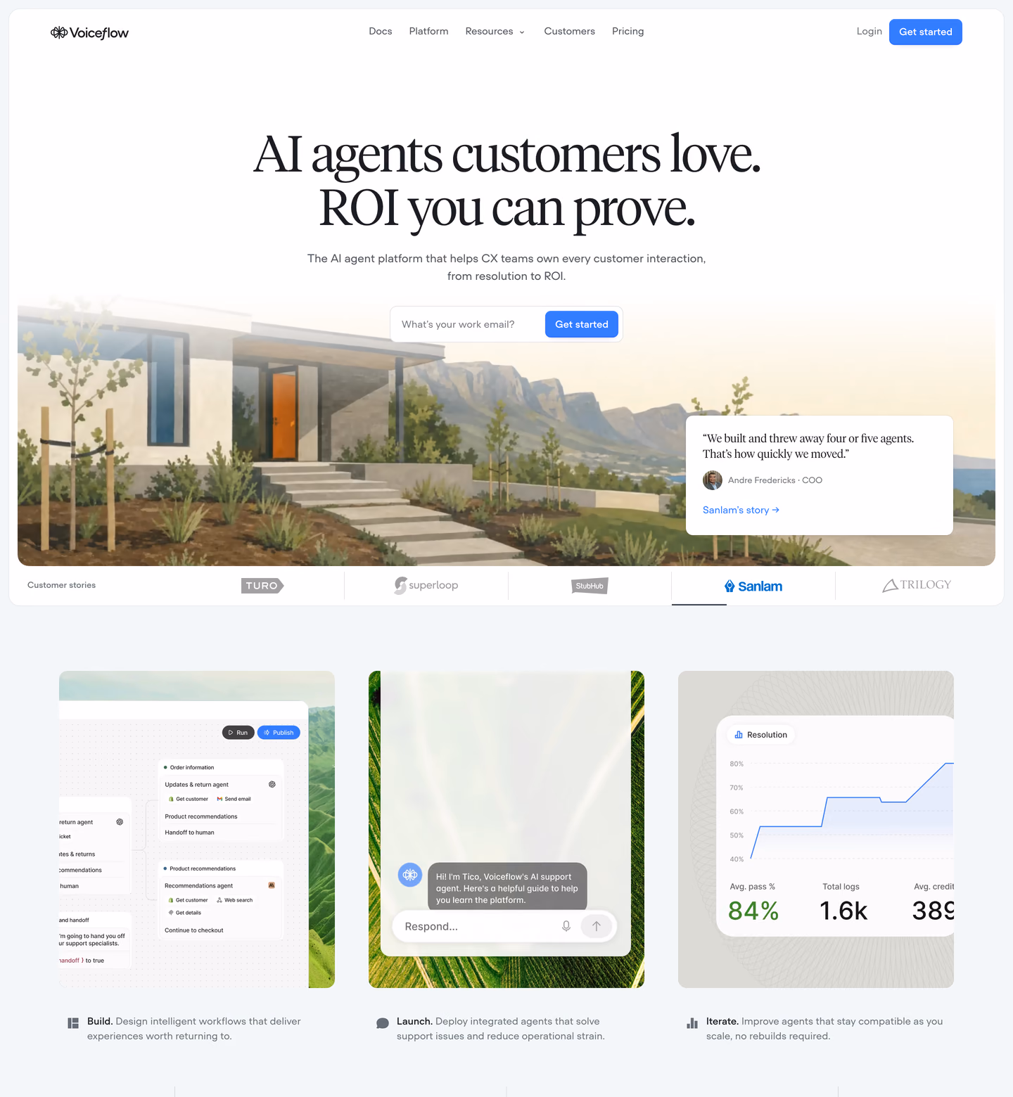 Voiceflow website