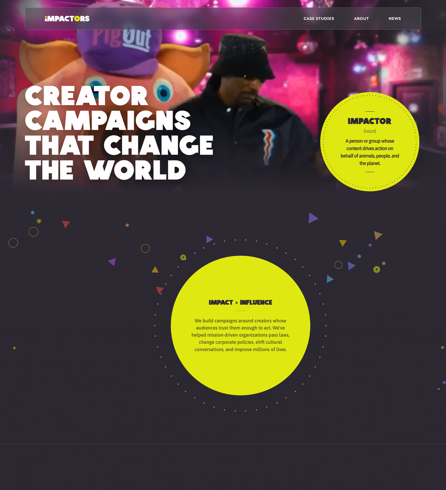 We Are Impactors website
